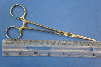Alan Scott Forceps Hemo Hartman 4inch Length Curved Delicate Tip
